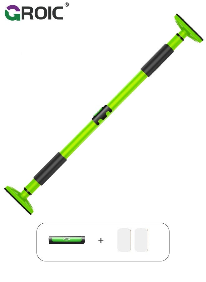 GROIC Tough Ape Doorway Pull Up Bar - Home Gym and Indoor Fitness Equipment - Foam Grip Pads, Heavy Duty Steel - Upper Body Strength Exercise Pullups Chin ups - 25-39 Inch Doorway Size, 400LBs Max Weight (Green)  - Image 1