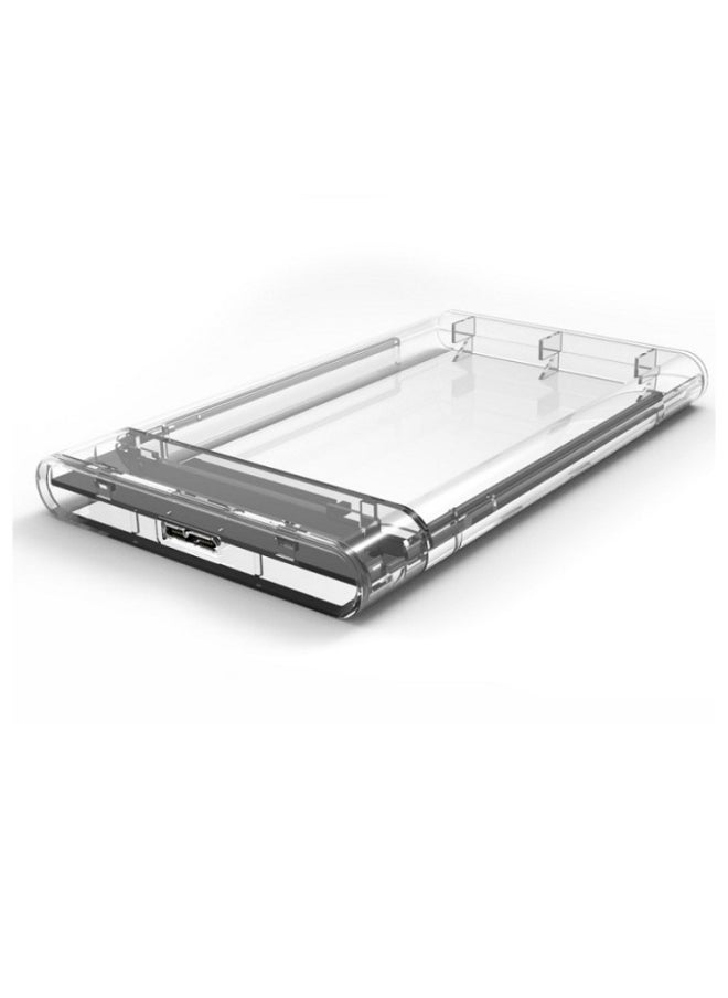 ماركة غير محددة صندوق محرك أقراص صلبة شفاف بمنفذ USB 3.0 لأجهزة الكمبيوتر المحمولة مقاس 2.5 بوصة، محرك أقراص صلبة بمنفذ تسلسلي Sata، لون USB 3.0 شفاف  - Image 5