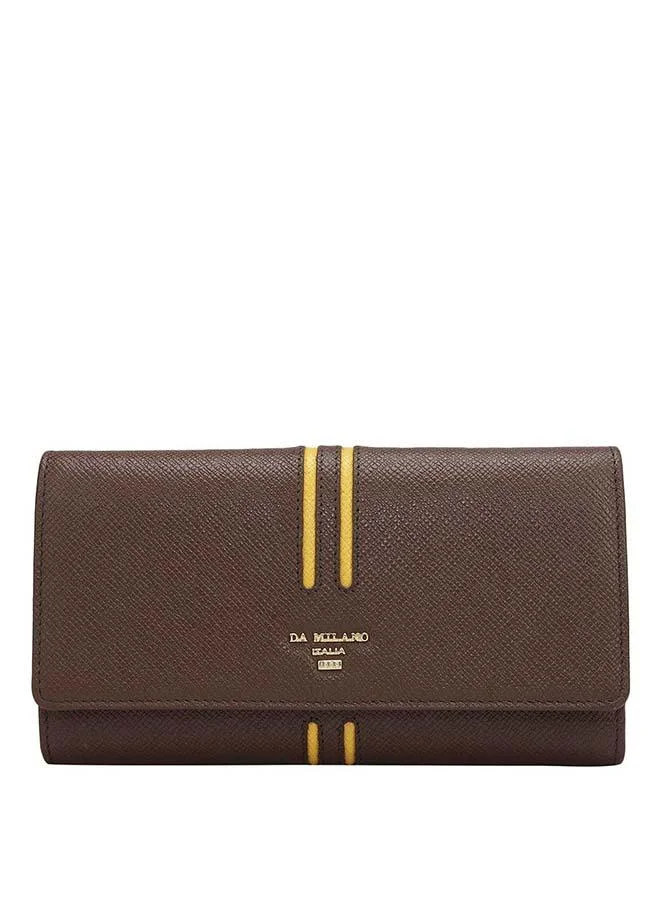 Genuine Leather Brown Ladies Wallet