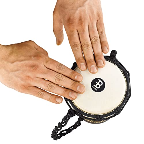 Meinl Percussion طبلة دjembe صغيرة للديكور الداخلي - غير مصنوعة في الصين - خشب ماهوجني مطلي يدويًا، ضمان لمدة سنتين - Image 5