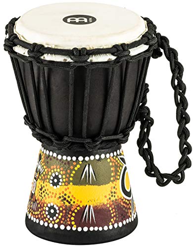Meinl Percussion طبلة دjembe صغيرة للديكور الداخلي - غير مصنوعة في الصين - خشب ماهوجني مطلي يدويًا، ضمان لمدة سنتين - Image 3