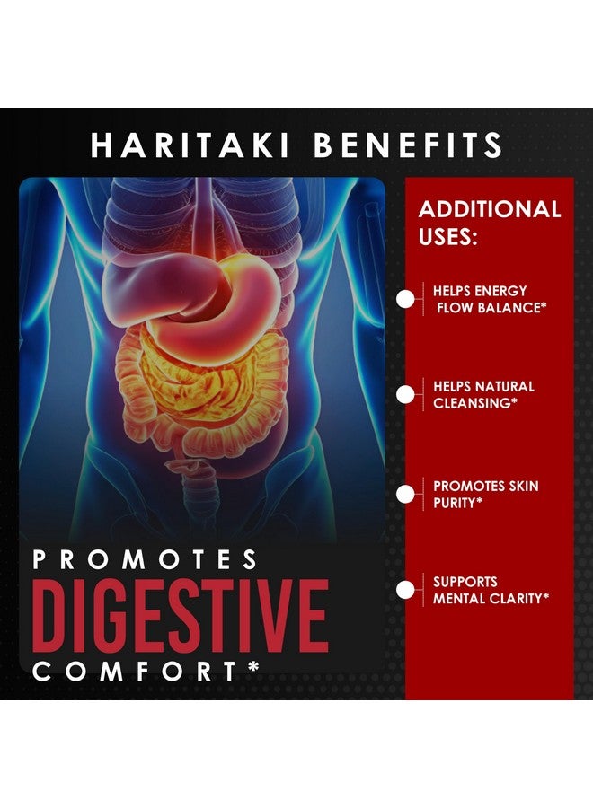 AMALTH Organic Indian Haritaki Capsules, Improving Digestion, Maintains Regularity Non-GMO Vegan Herbs and Supplements, 120 Caps - Image 4
