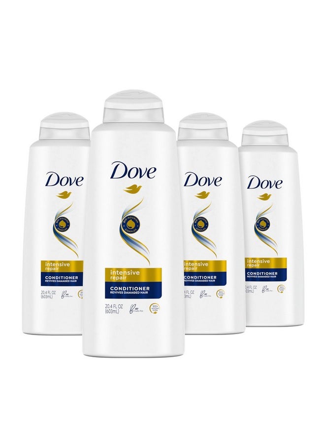 Dove - Nutritive Solutions Strengthening Conditioner Intensive Repair 4 Count For Damaged Hair Deep Conditioner With Keratin Actives 20.4 Oz - Image 1