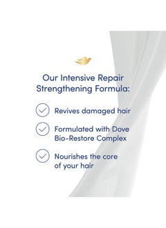 Dove Nutritive Solutions Strengthening Conditioner Intensive Repair 4 Count For Damaged Hair Deep Conditioner With Keratin Actives 20.4 Oz  - Image 4