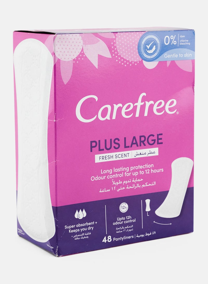 كيرفري كير فري فوط يومية بعطر منعش حجم كبير 48 فوطة - Image 3