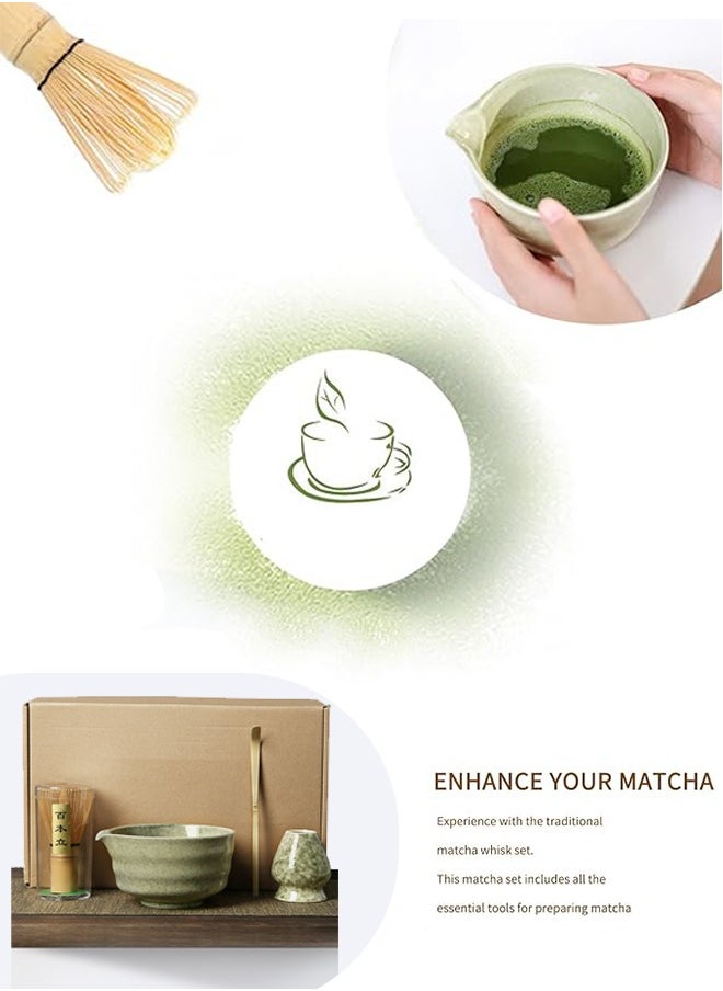 Matcha set Matcha Whisk Set Bamboo Whisk  matcha kit   Matcha Stirrer Set 4-piece Set (Matcha bowl  +Matcha Stirrer+Tea Spoon+ Matcha Brush Placeer) - pzsku/Z4DDA5E2C610A778A0722Z/45/_/1730445046/f12c26eb-5eb7-4f23-93a0-9abd360661c2