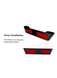 kleez KLEEZ Pan Lid Holders – Set of 4, Cupboard Storage Rack, Adhesive Mount, Space-Saving Organizer for Kitchen Cabinets, Black  - Image 3