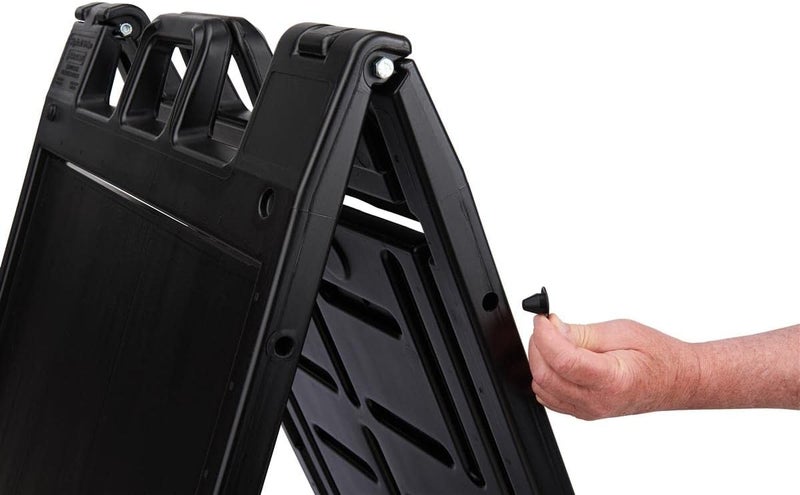 Displays2go 24x36 Plastic AFrame Outdoor Sign Holder  Weatherproof Plastic Sign Frame for Outdoor  Heavy Duty DoubleSided Sidewalk Sign  Black BSWP2436BK - Image 3