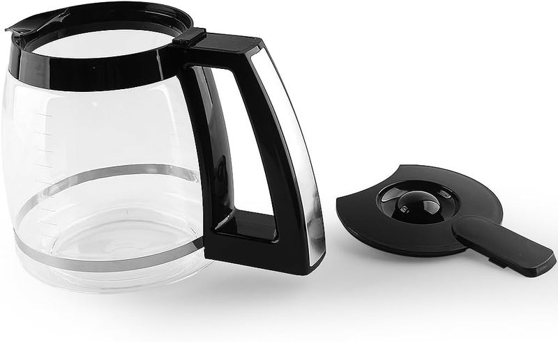 Anbige Replacement Parts 12-Cup Glass Carafe, Compatible with Cuisinart Coffee Maker DCC-1200, CHW-12, DGB-400, SS-12 - Image 3