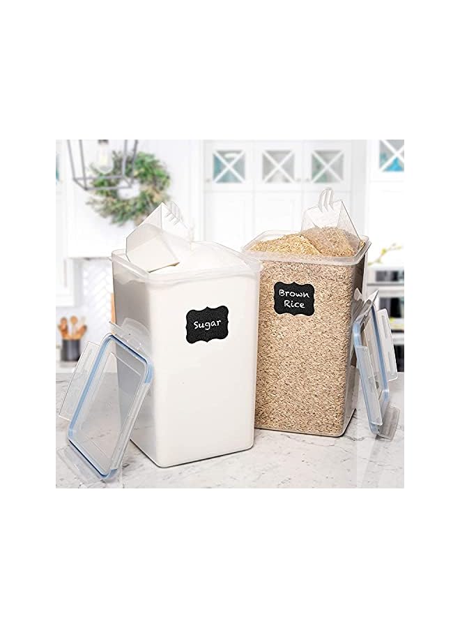 IAF Food Storage 6.5L 2pcs Extra Large Clear pp-plastic Food Grade Airtight - Image 4