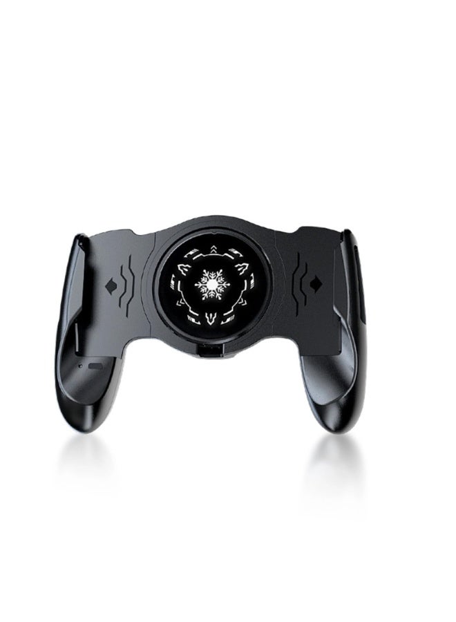 **مقبض ألعاب للهاتف** - **تقنية أشباه الموصلات** - **حامل تحكم محمول قابل للتعديل** - **تأثيرات ضوئية ملونة** - **مبرد بمروحة** - **مخصص لأجهزة iOS** - Image 1