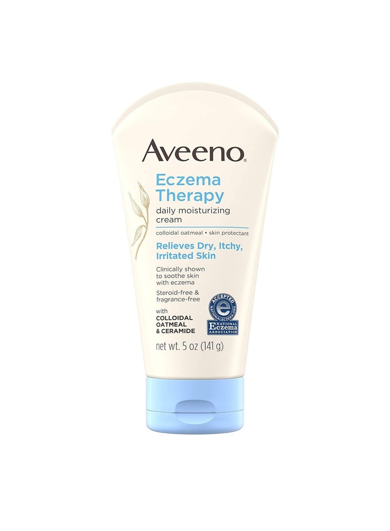 Aveeno Baby Eczema Therapy Moisturizing Cream 5 Ounce  - Image 1