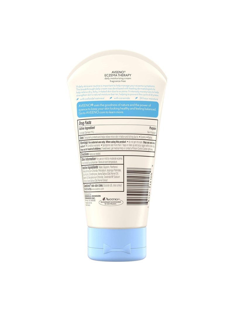 Aveeno Baby Eczema Therapy Moisturizing Cream 5 Ounce  - Image 2