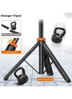 General 62”/158cm Selfie Sticks Tripod, with Remote, Extendable Phone Tripod Camera Stand,360°Portable Selfie Stick Cell Phone Tripod for Travel/Vlogging/Filming(Black)  - Image 4