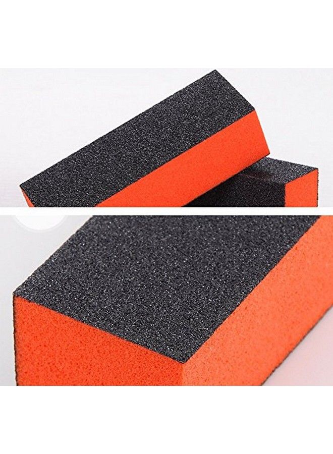 ONWON 10 Pcs Sanding Buffing Nail Polisher 4 Way Polish Buffer Buffing Block Nail Files Art Pedicure Manicure File(Black Red) - Image 5