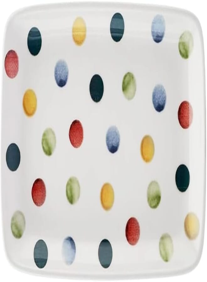 Karaca Canvas serving Boat Plate (19 cm) - Multicolor