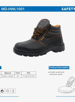 MODI Safety Shoes Black Men's Function	Safety  - Image 1