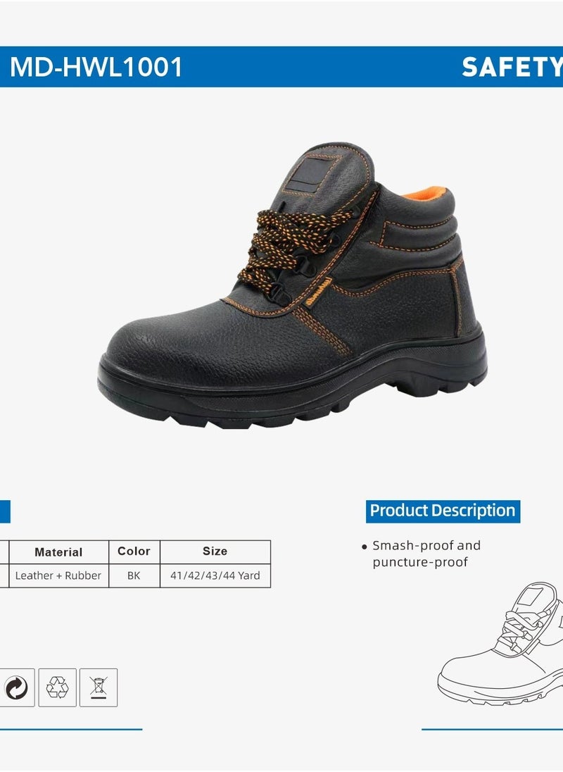 MODI Safety Shoes Black Men's Function	Safety  - Image 1