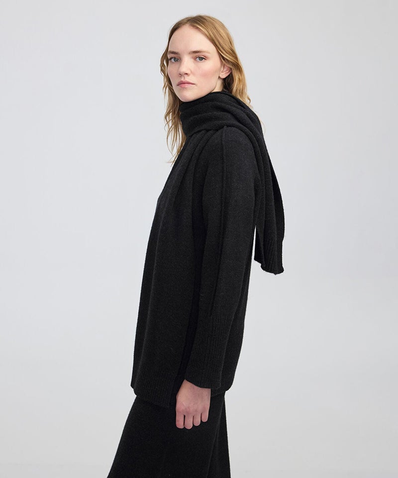 Ipekyol Scarf Knit Sweater - Image 3