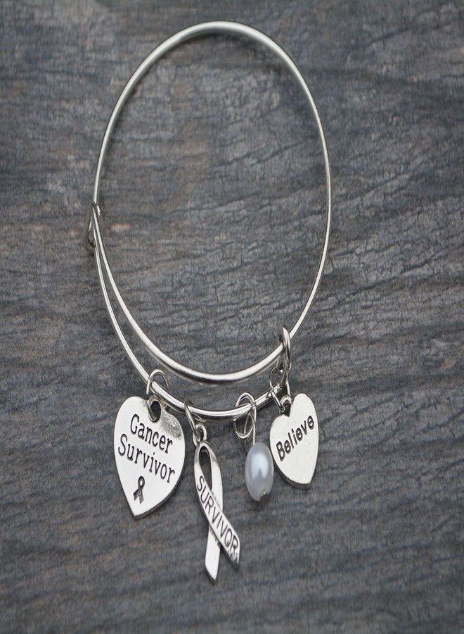 Infinity Collection Cancer Survivor Bracelet, Cancer Awareness, Makes the Survivor Gift - Image 2