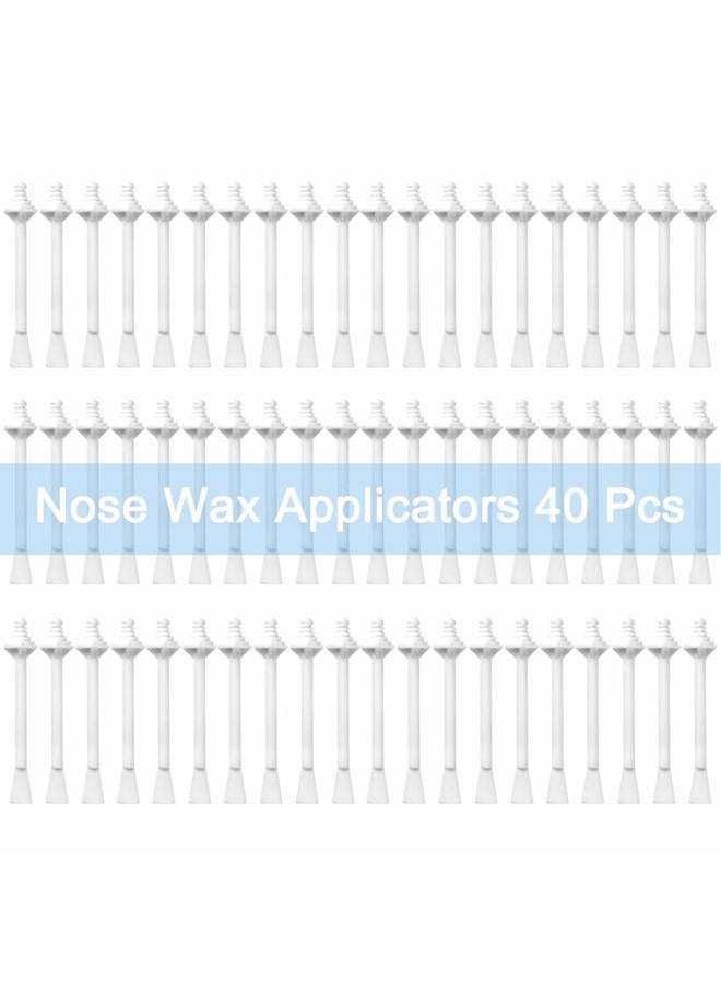 OAKEER Hair Remover 40 Pcs Nose Wax Sticks for Nostril Nasal Cleaning Ear Hair Removal  - Image 5
