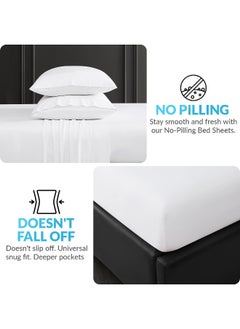 THE COLDEST WATER The Coldest Water Bedding Sheets & Pillowcases, 100% Viscose derived from Bamboo - 5 Pieces  - Image 5