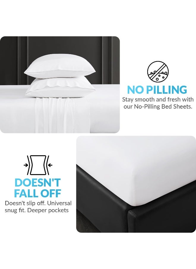 THE COLDEST WATER - The Coldest Water Bedding Sheets & Pillowcases, 100% Viscose derived from Bamboo - 5 Pieces - Image 1