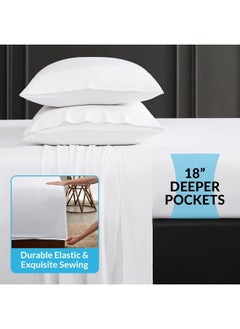 THE COLDEST WATER The Coldest Water Bedding Sheets & Pillowcases, 100% Viscose derived from Bamboo - 5 Pieces  - Image 2