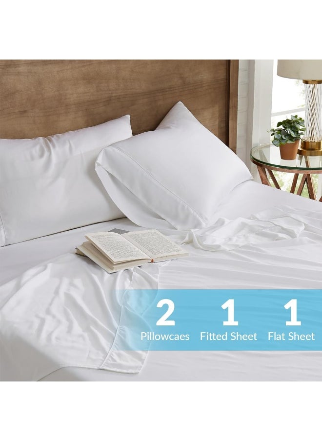 THE COLDEST WATER - The Coldest Water Bedding Sheets & Pillowcases, 100% Viscose derived from Bamboo - 5 Pieces - Image 1