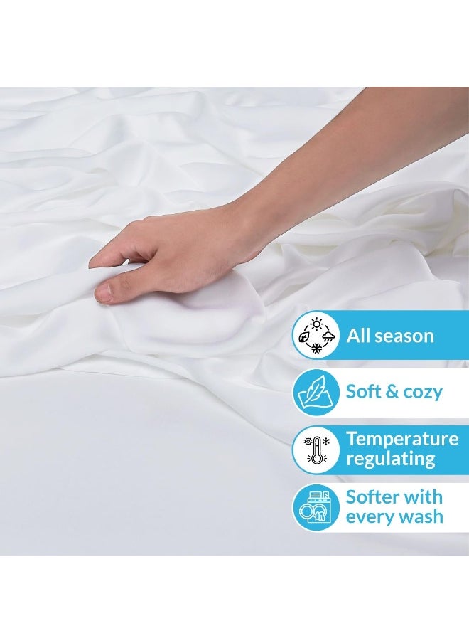 THE COLDEST WATER - The Coldest Water Bedding Sheets & Pillowcases, 100% Viscose derived from Bamboo - 5 Pieces - Image 1