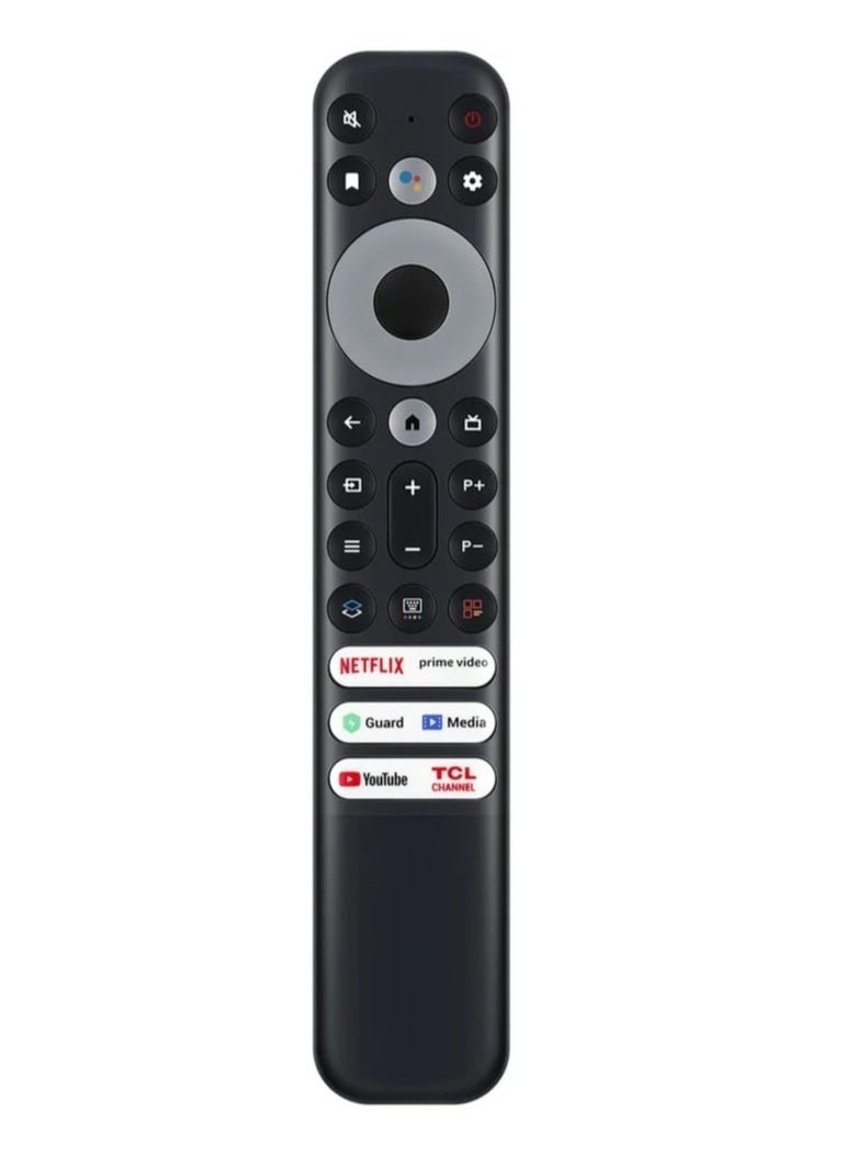 تي سي إل ادفنسد - جهاز التحكم عن بعد لتلفزيونات TCL 8K QLED 4 Series 4k UHD LED الذكية التي تعمل بنظام أندرويد مع قناة Netflix YouTube Guard Media Prime Video TCL - Image 1