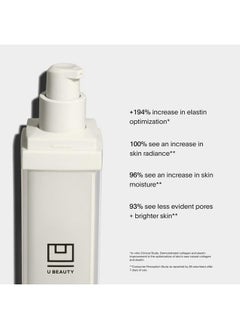 U Beauty Resurfacing Compound Serum - Renew & Illuminate Face Serum - Advanced 8-in-1 Formula with Vitamin C, Retinol, Hyaluronic Acid, & Peptides - Targets Fine Lines, Pores 0.5 fl oz  - Image 2