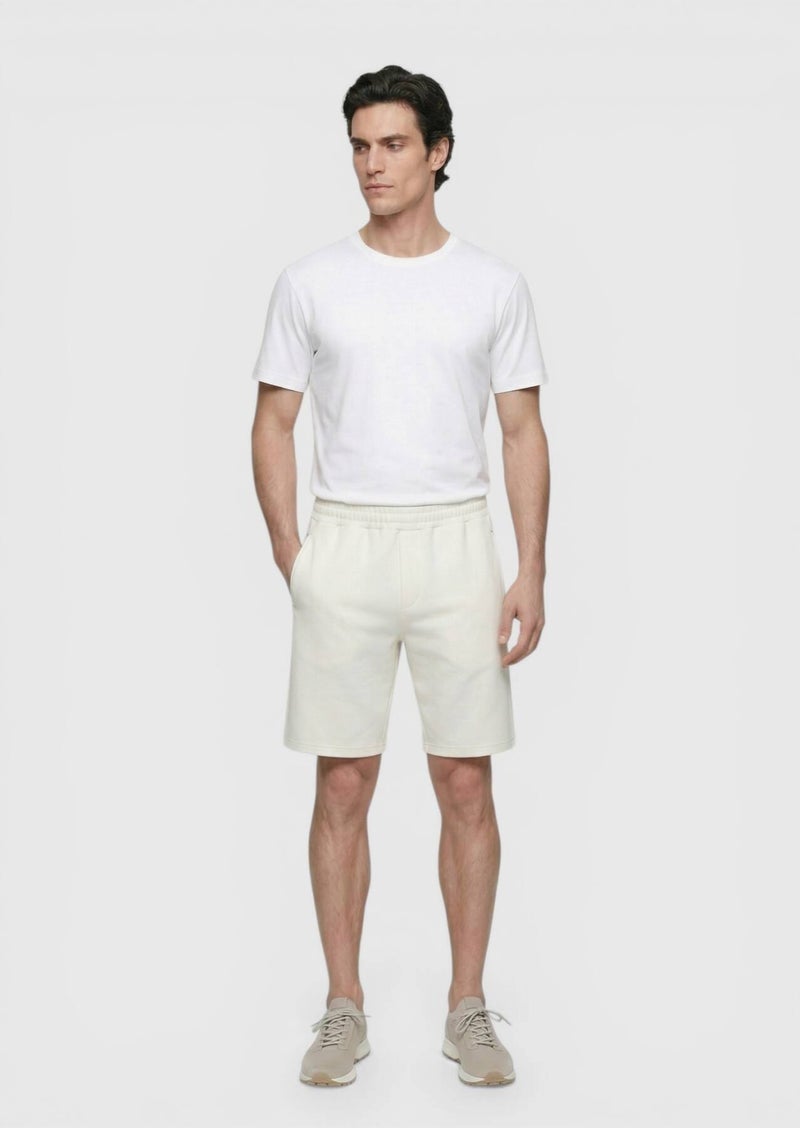 RAMSEY Stone Knitting Regular Fit Casual Bermuda - Image 4