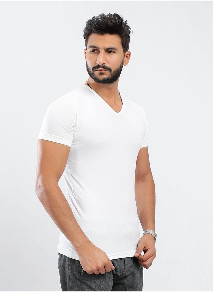 COTTONIL - Bundle Of Two V-Neck For Men - Image 1