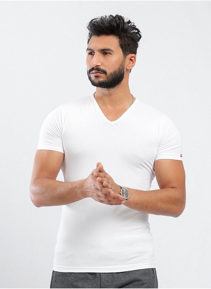 COTTONIL - Bundle Of Two V-Neck For Men - Image 1