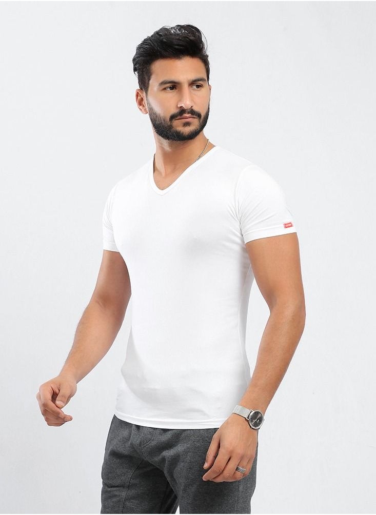 COTTONIL - Bundle Of Two V-Neck For Men - Image 1