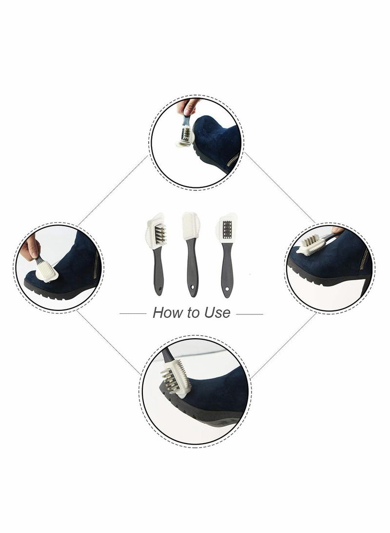 KASTWAVE Shoe Brush Set, 2 Pcs Suede Shoe Brush And Scrub Brush  - Image 4