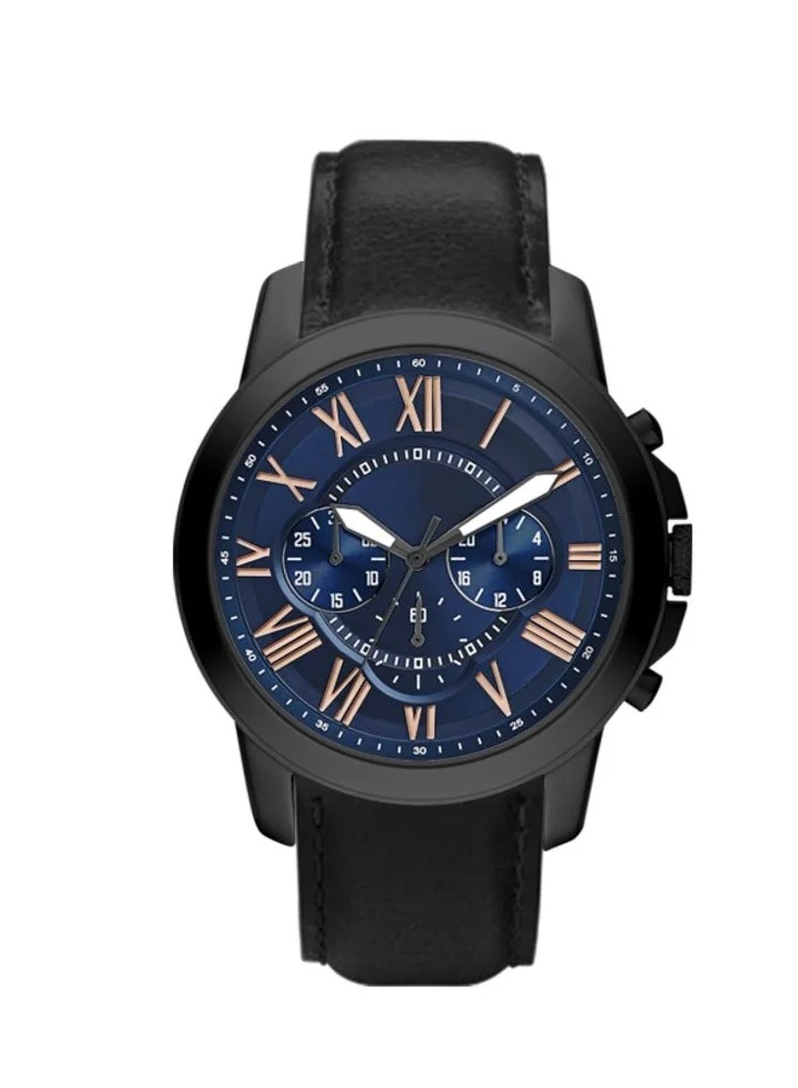 American Exchange American Exchange Men's Interchangeables PU Leather Strap Analogue Watch, 5316B-42-J02