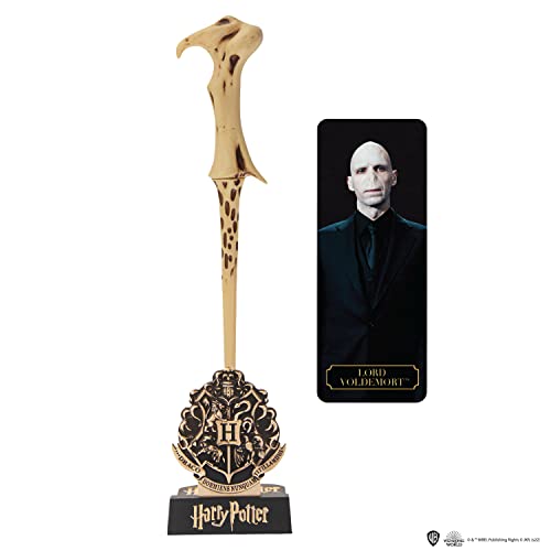 Cinereplicas Harry Potter - Voldemort Wand Pen with Stand & Lenticular Bookmark - Official License - Image 5