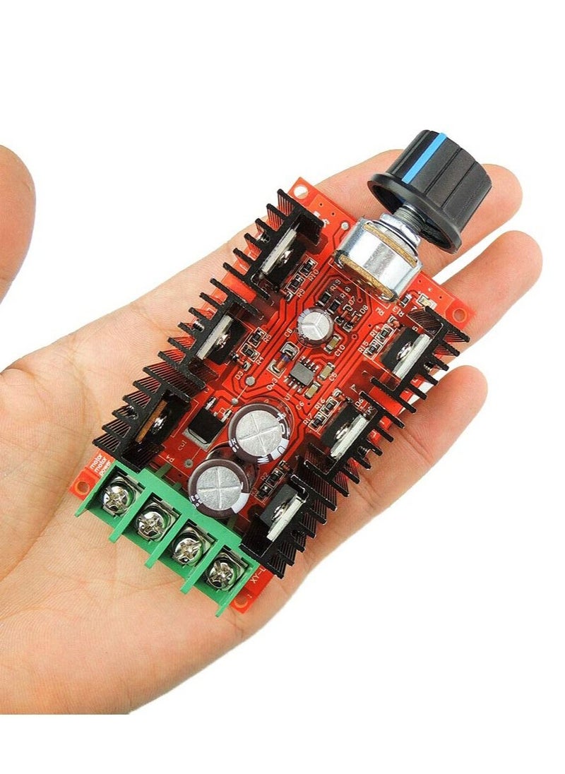 Excefore - DC Motor Speed Control Switch, 1 Pack Speed Controller, RC Controller Regulator, MAX 10-50V 40A - Image 1