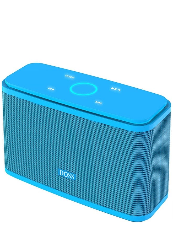 DOSS Touch Wireless Bluetooth Portable Speaker with HD Sound and Bass - Ocean Blue - Image 1