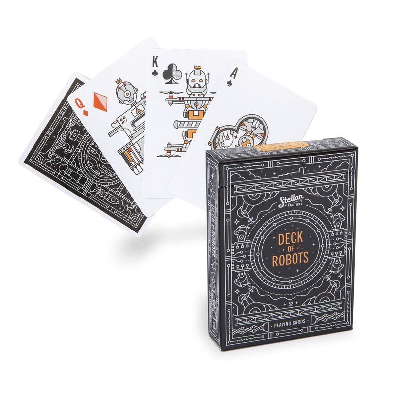 Stellar Factory Deck of Robots A Playing Card Deck Featuring Restless Robots - Image 2