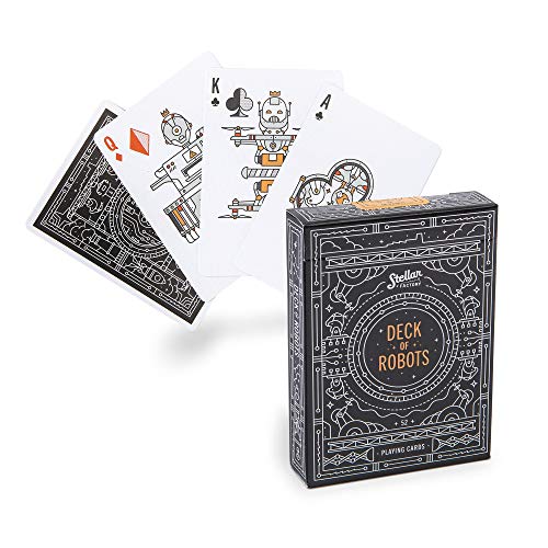 Stellar Factory Deck of Robots A Playing Card Deck Featuring Restless Robots - Image 1