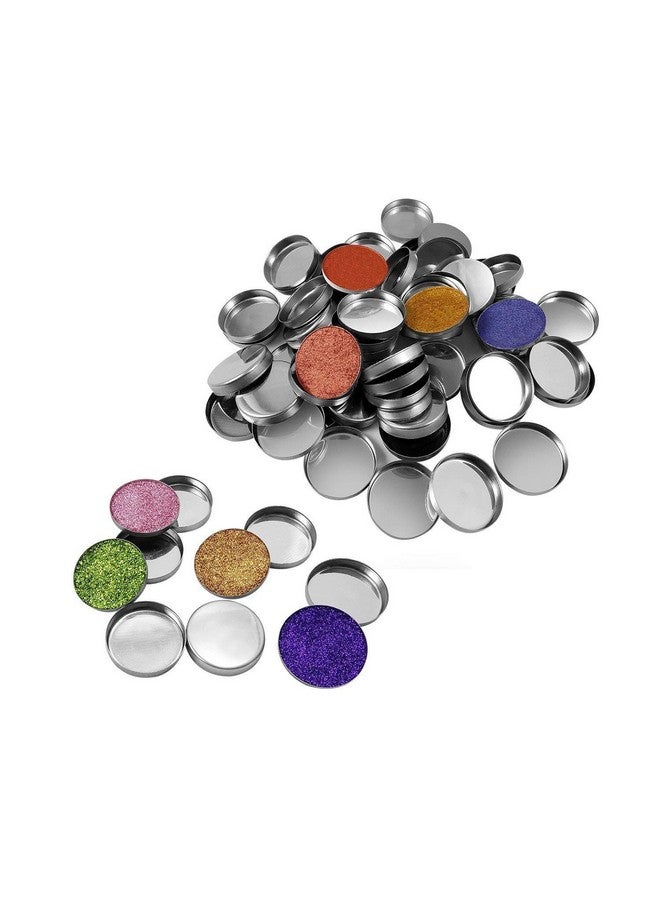 Allwon 56 Pack Empty Round Metal Pans Size 26Mm For Eyeshadow Palette Magnetic Makeup Palette (Height 3.5 Mm) - Image 4