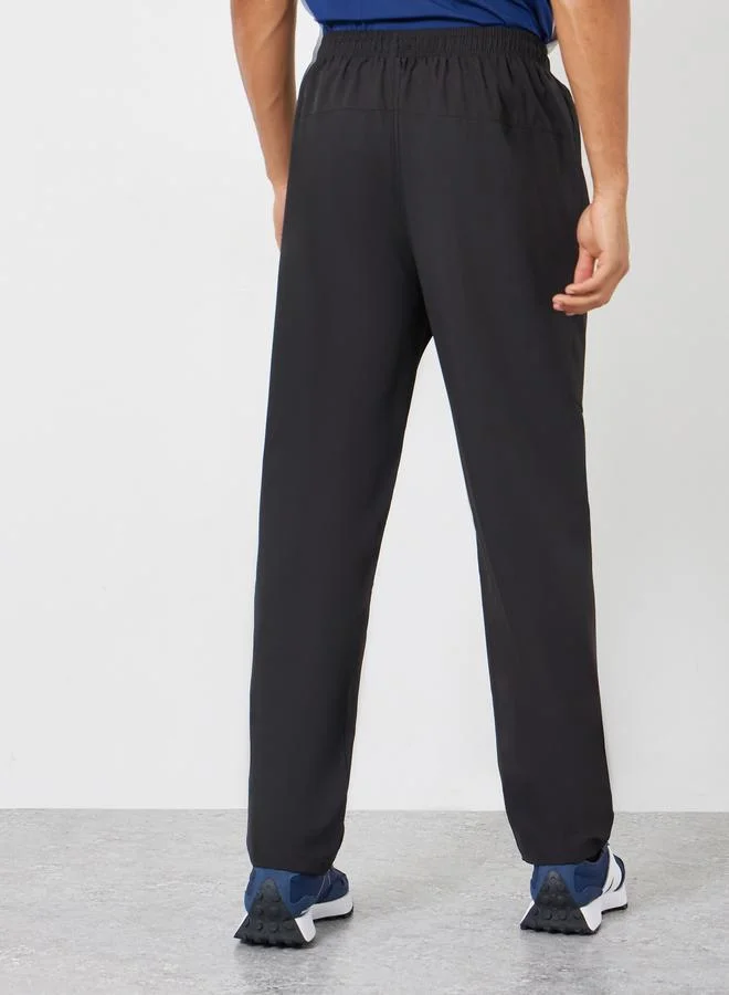 Styli Active  Men Black Relaxed Fit Trackpants for Men | Best Price UAE