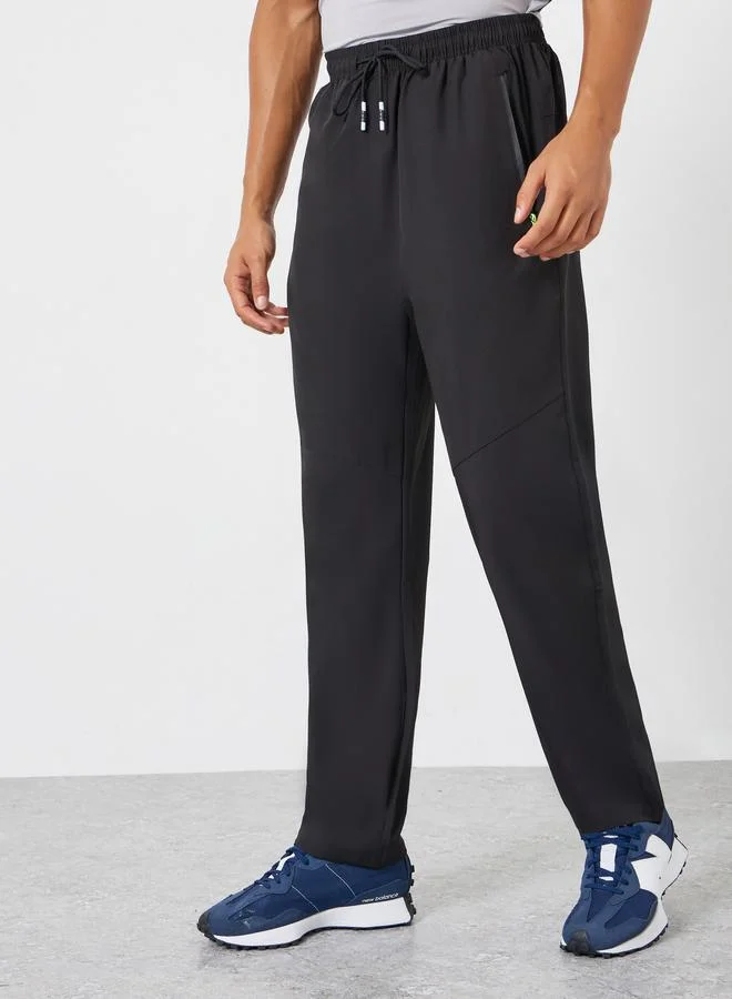 ستايلي اكتيف بنطلون رياضي رجالي أسود بقصة مريحة