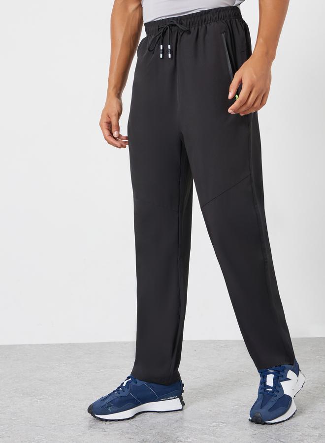 ستايلي اكتيف بنطلون رياضي رجالي أسود بقصة مريحة - Image 1