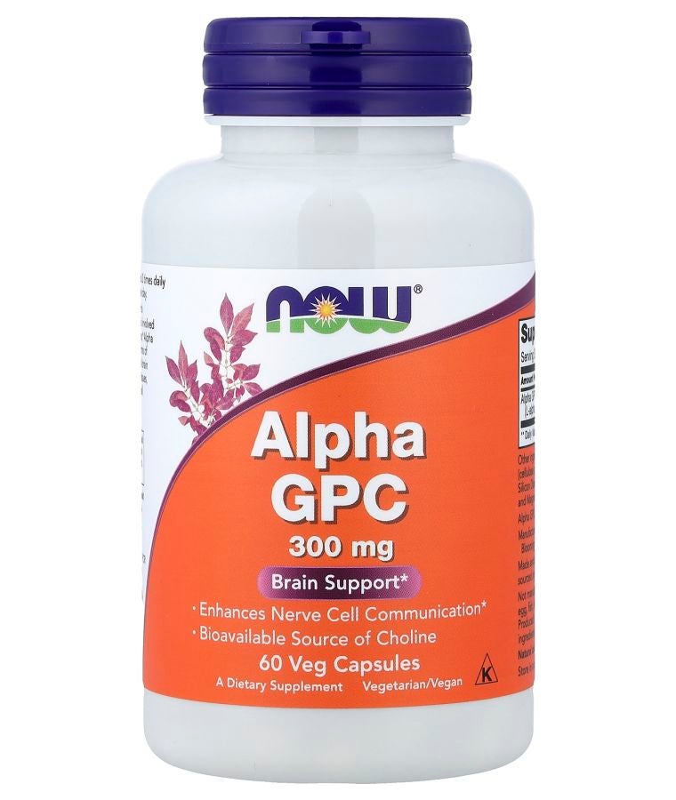 now Alpha GPC 300 mg 60 Veg Capsules