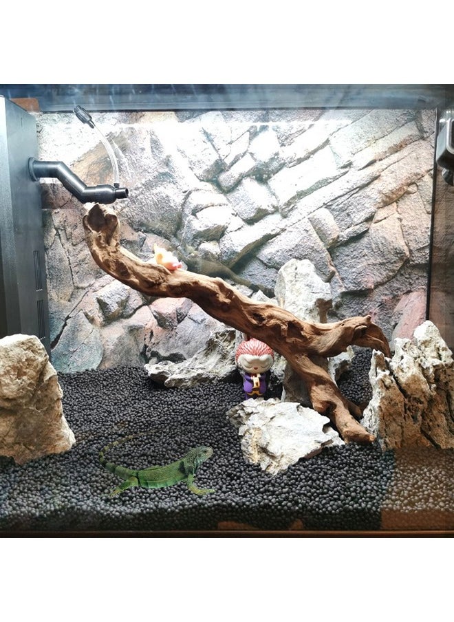 Hamiledyi Reptile Driftwood Decoration Natural Coral Driftwood Branches For Aquarium Reptiles Trunk Log Ornament Bendable Jungle Climbing Vines Decor For Bearded Dragon Lizad Amphibian Fish Tank  - Image 2