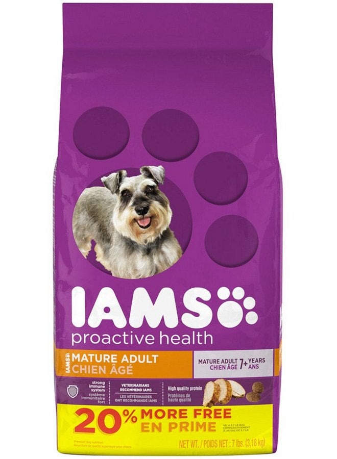 Iams Proactive Health Mature Adult Dry Dog Food 7 Pounds - Image 1